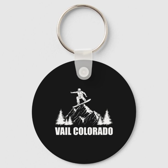 Llavero Snowboard Vail Colorado (Anverso)
