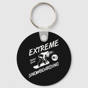 Llavero Snowboarder Extreme Snowboarding Sno Deportes De I