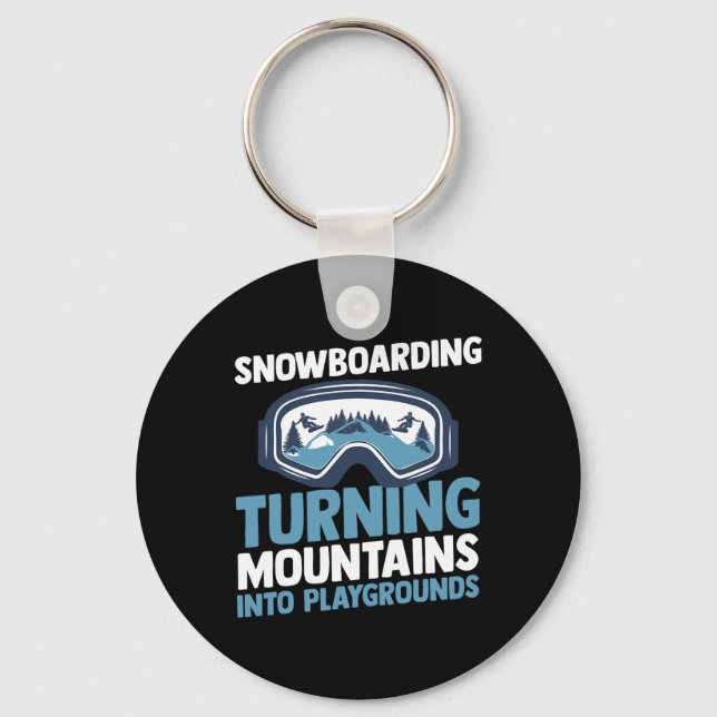 Llavero Snowboarder Snowboard 3 (Anverso)