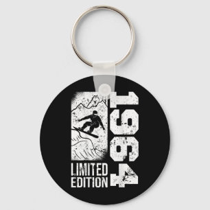 Llavero Snowboarder Vintage 1964 Birthday Snowboard Sno