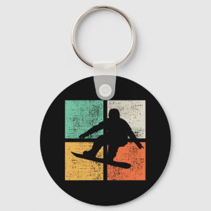 Llavero Snowboarding T Shirt Vintage Snowboard Gift Tee