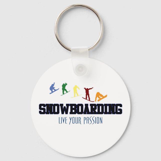 LLAVERO SNOWBOARDING-VIVA SU PASIÓN (Anverso)