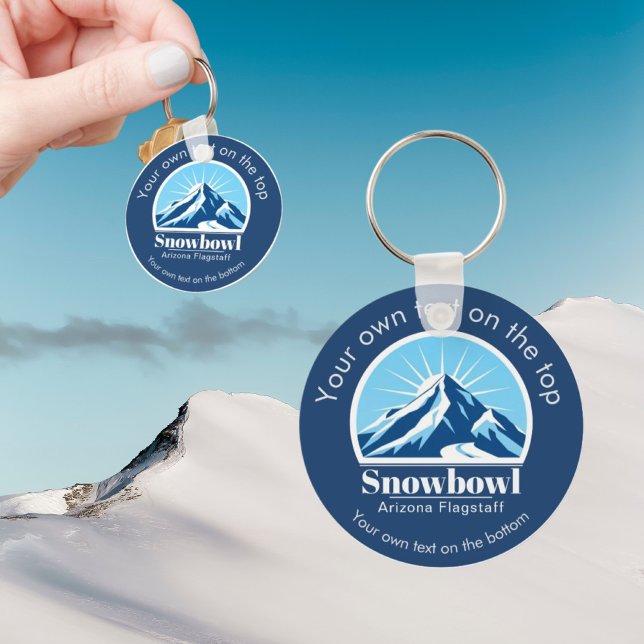 Llavero Snowbowl Arizona Flagstaff ski resort gift  (Subido por el creador)