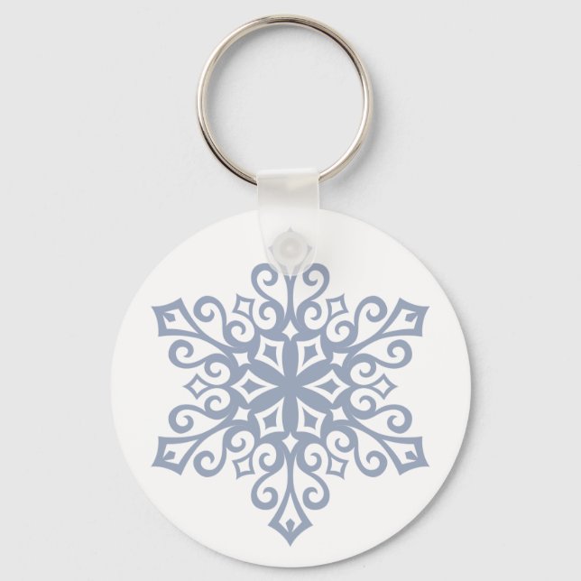 Llavero Snowflake Design Winter (Anverso)
