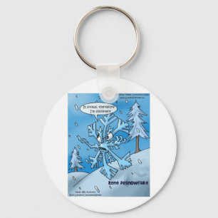 Llavero Snowflake Philosophers Funny Gifts Tees Cards Etc