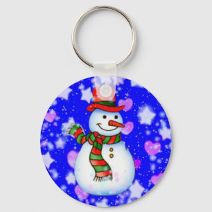 Llavero Snowman Keychain