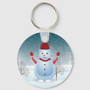 Llavero Snowman Keychain, Navidades de invierno