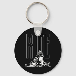 Llavero Snowmobile Ride Motor Sled Snowmobiling Winter Spo