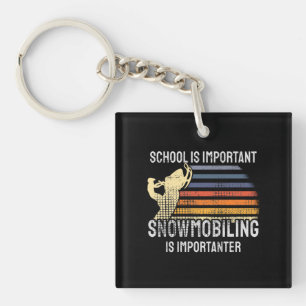 Llavero Snowmobling Snowmobile