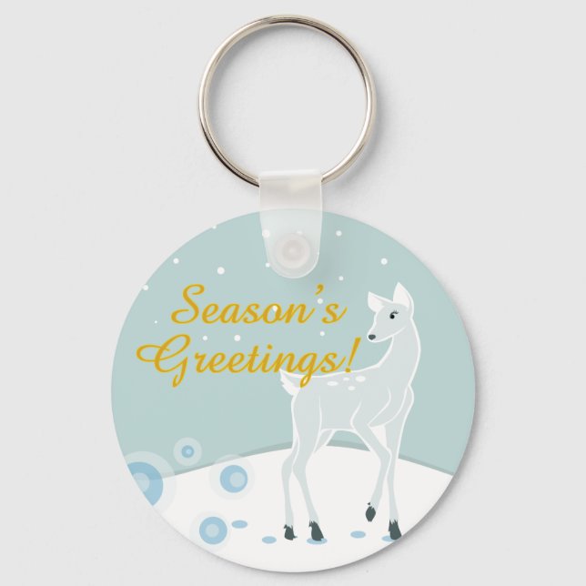 Llavero Snowy Deer (Anverso)
