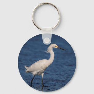 Llavero Snowy Egret en North Beach