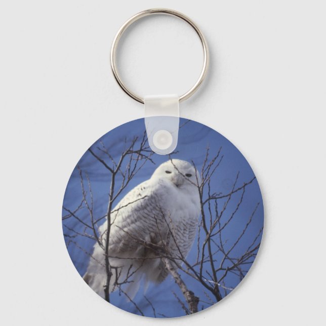 Llavero Snowy Owl Keychain (Anverso)