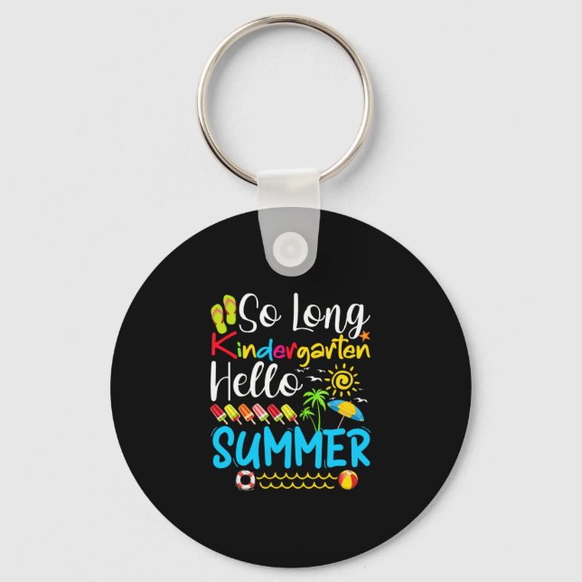Llavero So Long Kindergarten Grado Hello Summer (Anverso)