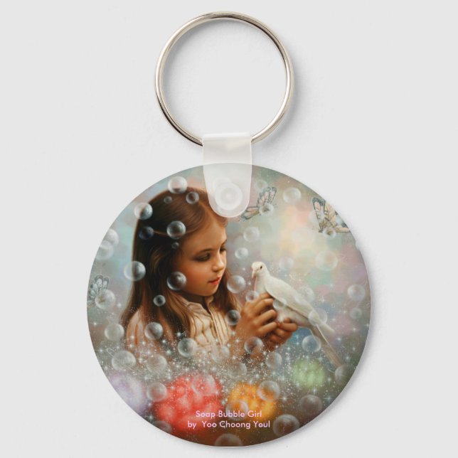 Llavero Soap Bubble Girl  Keychain (Anverso)