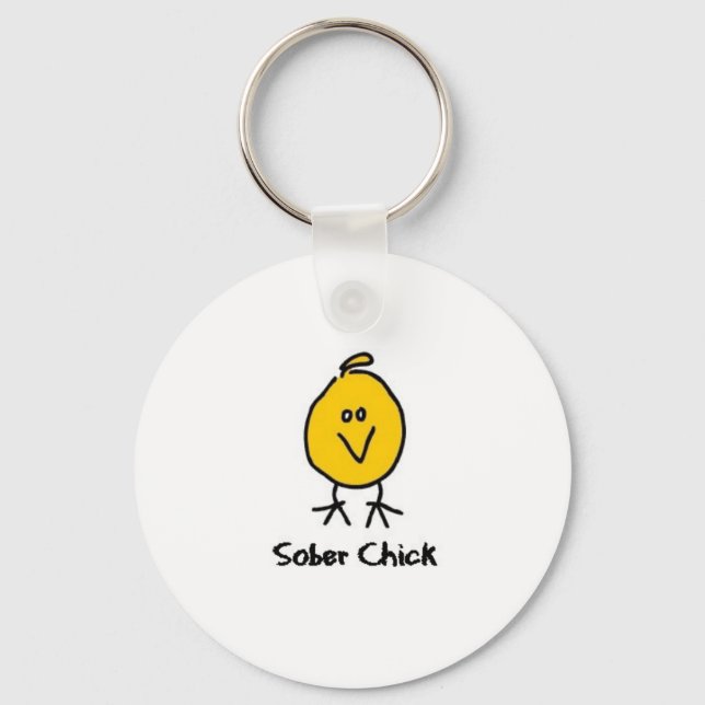 Llavero Sober Chick Keychain (Anverso)