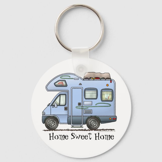 Llavero Sobre el Cab Camper RV Keychain HSH (Anverso)