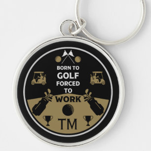 Llavero Sobre el golfista de cumpleaños de Hill