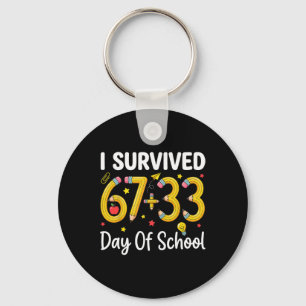 Llavero Sobreviví 100 Días De Escuela Seis Siete Meme Ense