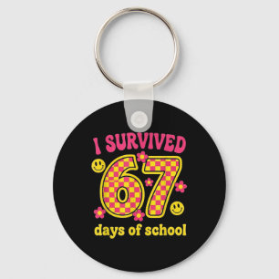 Llavero Sobreviví 67 Días De Escuela 100 Días Brainrot Sei