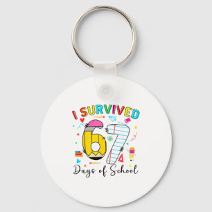 Llavero Sobreviví 67 Días De Escuela Chiste Divertido Meme