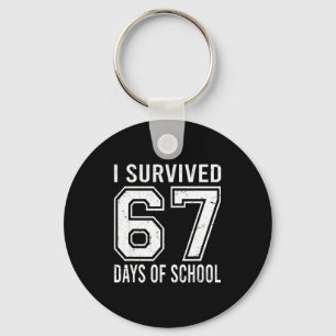 Llavero Sobreviví 67 Días De Escuela Chistoso Meme Maestro
