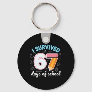 Llavero Sobreviví 67 Días De Escuela Chistoso Meme Maestro