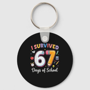 Llavero Sobreviví 67 Días De Escuela Chistoso Meme Maestro