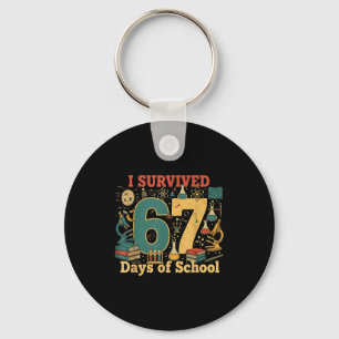 Llavero Sobreviví 67 Días De Escuela Divertido 67 Meme Cie