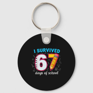 Llavero Sobreviví 67 Días De Escuela Divertido 67 Profesor