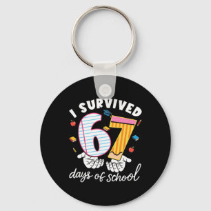 Llavero Sobreviví 67 Días De Escuela Divertido Meme Genial