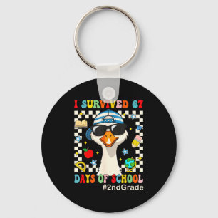 Llavero Sobreviví 67 Días De Escuela Funny Goose Niños 2do