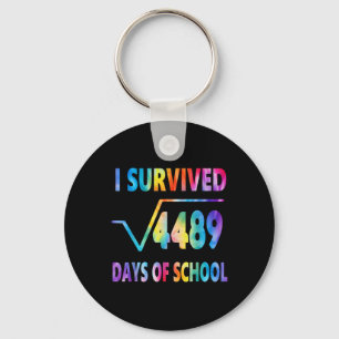 Llavero Sobreviví 67 Días De Escuela Raíz Cuadrada 4489 Ma