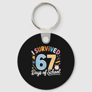 Llavero Sobreviví 67 Días Escuela Divertido Seis Siete Mem