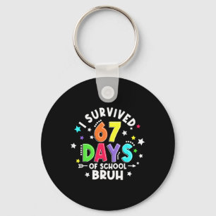 Llavero Sobreviví 67 Sesenta y Siete Días De Escuela Bruh