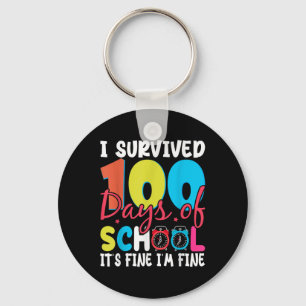 Llavero Sobreviví A 100 Días De Escuela Es Multa 100