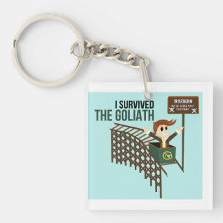 Llavero Sobreviví a la cadena de llaves Goliat