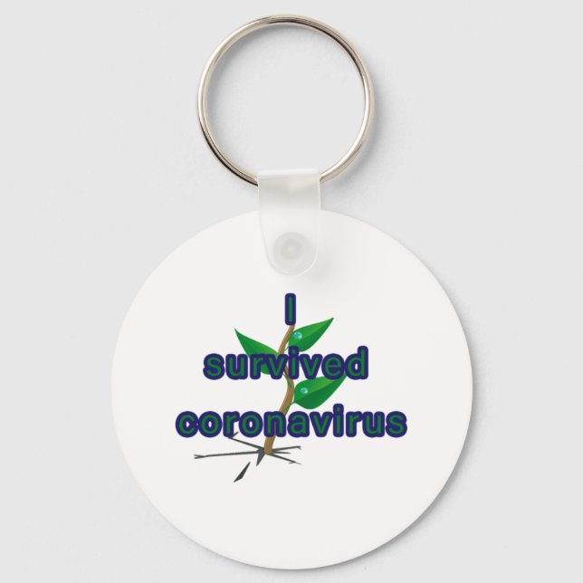 Llavero Sobreviví al coronavirus (Anverso)