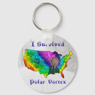 Llavero Sobreviví al vórtice polar