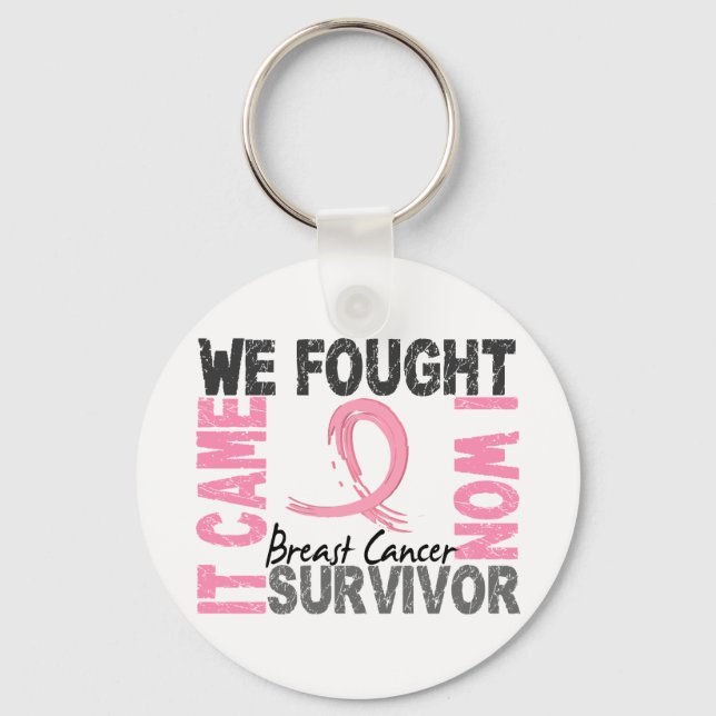 Llavero Sobreviviente 5 Cáncer de Mama (Anverso)