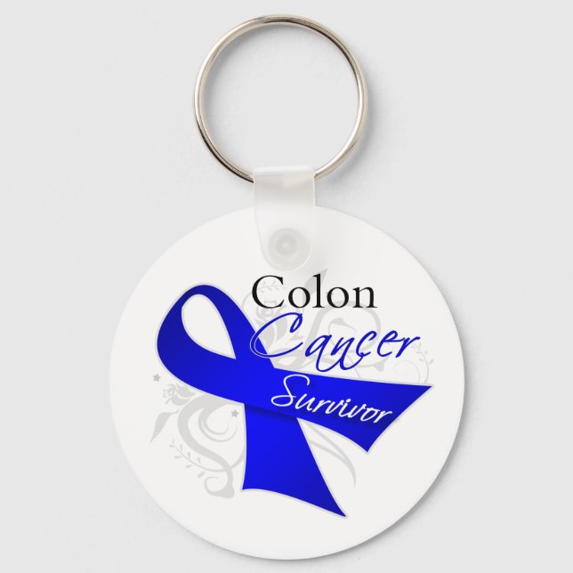 Llavero Sobreviviente - Cáncer de Colón (Anverso)