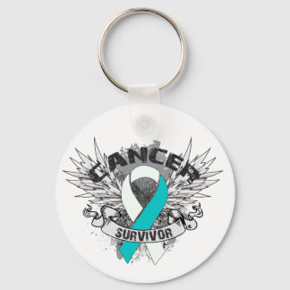 Llavero Sobreviviente de cáncer cervical de Cinta Ala Ala 