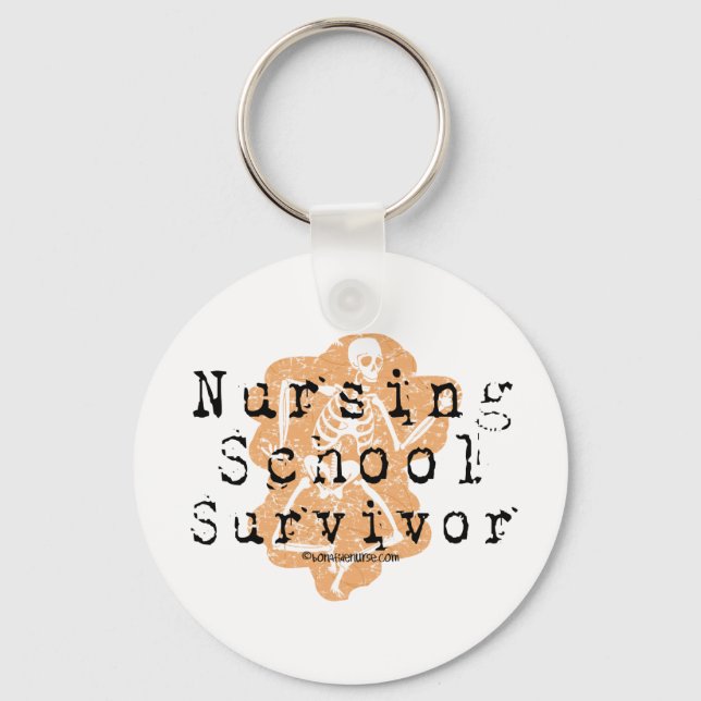 Llavero Sobreviviente de escuela de enfermería (Anverso)
