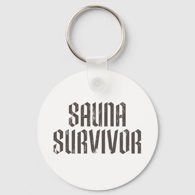 Llavero Sobreviviente de la sauna 01 (Anverso)