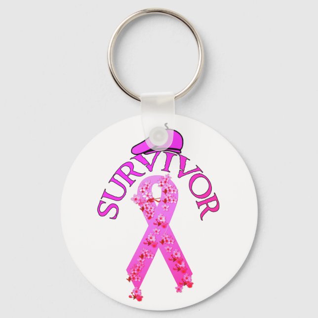 Llavero Sobreviviente del cáncer de mama (Anverso)