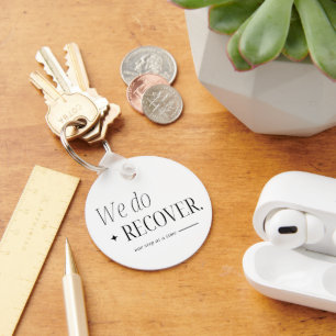 Llavero Sobriedad personalizable Keepsake nos recuperamos