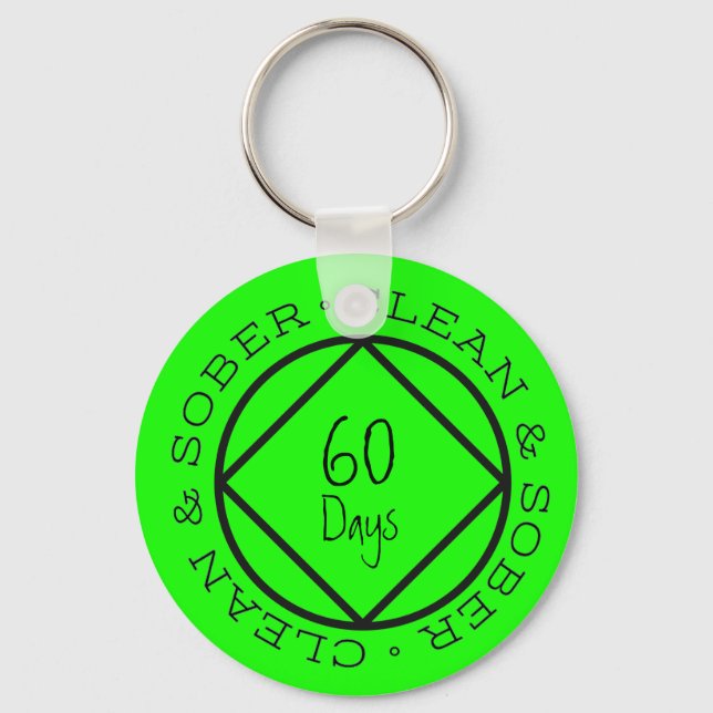 Llavero Sobriety Keychain Custom Personalized Keepsake (Anverso)
