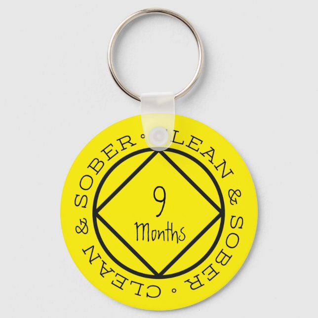 Llavero Sobriety Keychain Custom Personalized Keepsake (Anverso)
