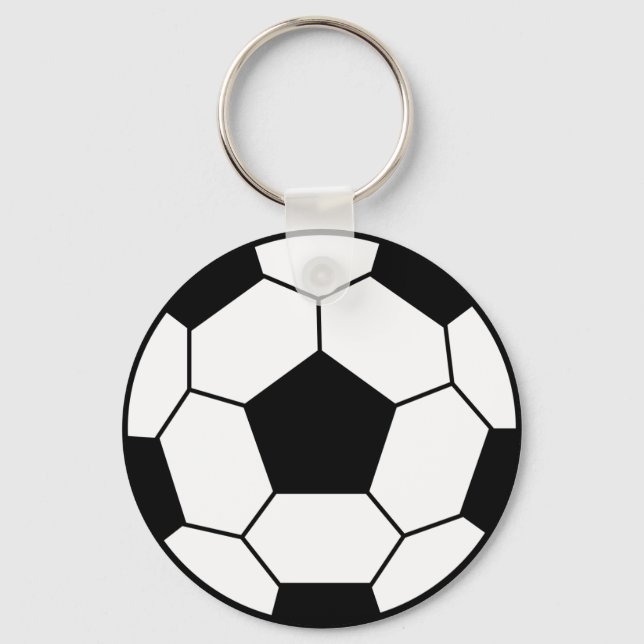 Llavero Soccer Ball Black Keychain (Anverso)