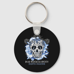 Llavero Sociedad de Páncreas Muerto Diabetes Conciencia Su