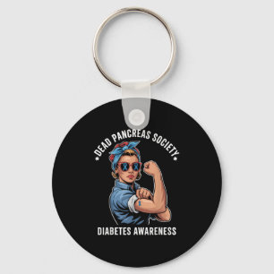 Llavero Sociedad de páncreas muerto Shirt Diabetes diverti